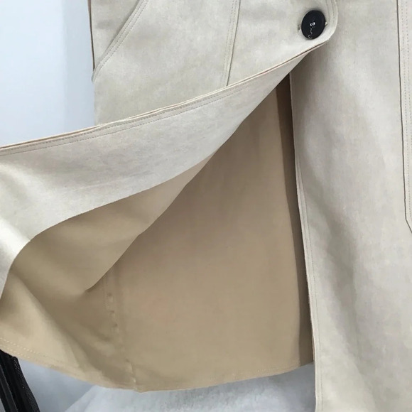 TRUTH by Republic Women’s Faux Suede Button-Up Vest Stone NWT Size Medium - Picture 6 of 9